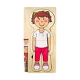 thumbnail image 4 of SUTENGDA Human Body Puzzle Develop Fine Motor Skills Interchangeable Puzzle Wooden Puzzle Girl, 4 of 9