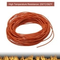 thumbnail image 6 of Silicone Wire 26AWG 26 Gauge Flexible Tinned Copper Standard High-Temperature Hookup Wire Orange 75m/246ft, 6 of 6