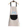 thumbnail image 1 of Delantal de cocina impermeable a prueba de aceite con bolsillo Vhermosa, 1 of 1
