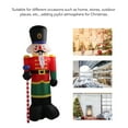 thumbnail image 3 of 8ft Christmas Inflatable Nutcracker Soldier Outdoor Decor With 3 LED Lights, Self Inflating Decor For Yard, Xmas Party, 3 of 8