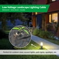 thumbnail image 5 of FIRMERST 100 feet 14/2 Low Voltage Landscape Wire Outdoor Lighting Cable, 5 of 7