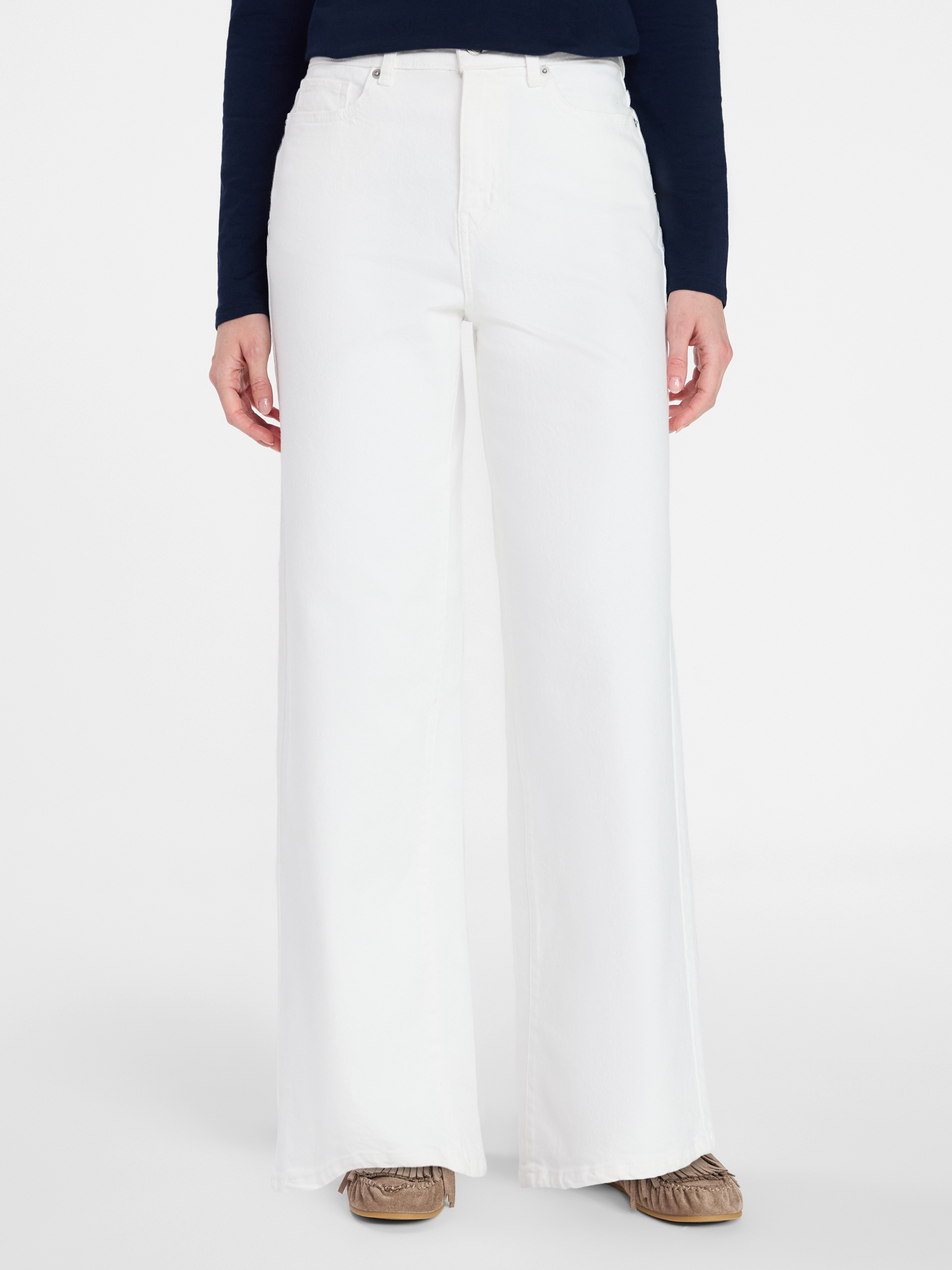 Time and Tru Women's Wide Leg Jeans, 31" Inseam, Sizes 0-22, 0L-22L