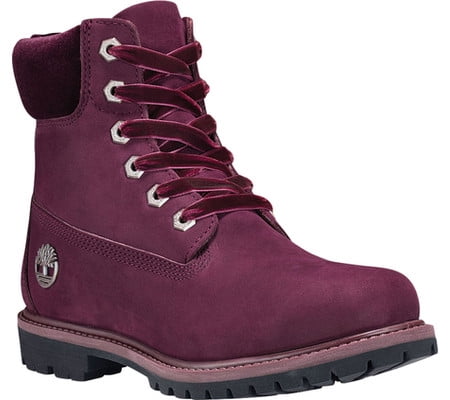 maroon timberlands