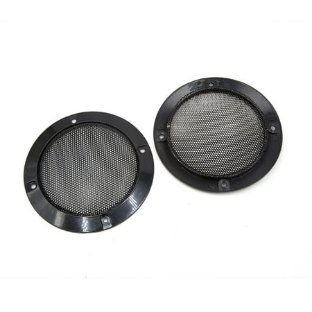2Pcs 4.9 Inch Black Car Audio Stereo Woofer Subwoofer Mesh Cover Protector (The Best Car Subwoofer Brand)