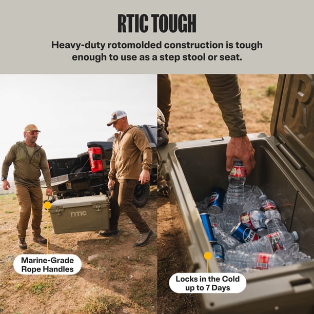 RTIC 65QT Cooler - Ice chest storage for ecommerce - Walmart