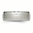 thumbnail image 3 of Titanium 8mm Wedding Band Ring Man  For Dad Mens  For Him, 3 of 10