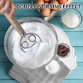 thumbnail image 4 of Danish Dough Whisk Stainless Steel Dough Whisk Dutch Style Bread Dough Hand Mixer Wooden Handle Kitchen Baking Tools Bread, 4 of 5