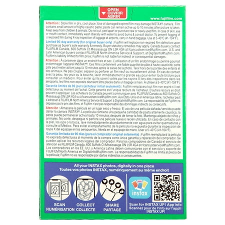 Fujifilm Instax Mini Twin Pack Film (20 sheets)
