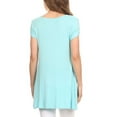 thumbnail image 5 of Women's Casual Short Sleeve Tunic Top With Pockets, 5 of 7