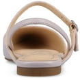 thumbnail image 4 of Journee Women's Martine SuperNatural Shades Buckle Pointed Toe Flats, 4 of 10