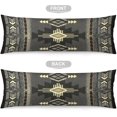 thumbnail image 3 of Southwest Aztec Native American Body Pillow Cover Soft Long Pillow Case Protector with Zipper Large Cushion Covers Farmhouse Decorative Bedding for Couch,Sofa,Home Gifts 20"X54", 3 of 6
