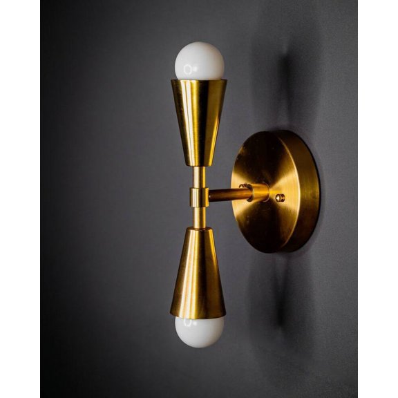Double Cone Light Vanity Modern Industrial Sconce of nauticaz