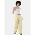 thumbnail image 2 of No Boundaries Nylon Parachute Pants, Women's and Women's Plus, 2 of 5
