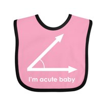 Inktastic Acute-baby-white Boys or Girls Baby Bib