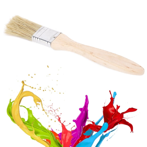 Flat Paint Brush, Moisture Absorption Brush Kit For Crevice For Barbecue Brushing For Wall Painting