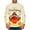 Orange, variant on IROINNID Long Sleeve Pullover Shirts for Men Comfy Round Neck Thanksgiving Day 3D Printed Realistic Print T-Shirt,Red