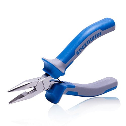 SPEEDWOX 5 Inch Diagonal Cutting Pliers - Ultra Sharp Sprue Wire Clippers CR-V Steel