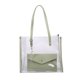 thumbnail image 1 of Bolso de hombro transparente para mujer, bolso de playa, bolso de mano, monedero portátil, decoración, verde Vogacara AP000905-03, 1 of 7