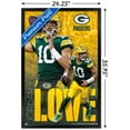 thumbnail image 3 of NFL Green Bay Packers - Jordan Love 24 Wall Poster, 22.375" x 34" Framed, 3 of 5