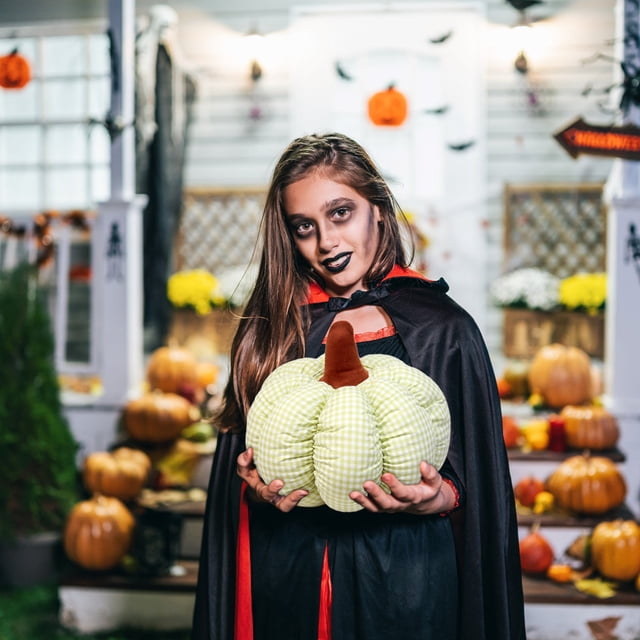 Cameland Coussin Citrouille Jouet Poupée Citrouille Marionnette Poupée Cadeau d'Halloween