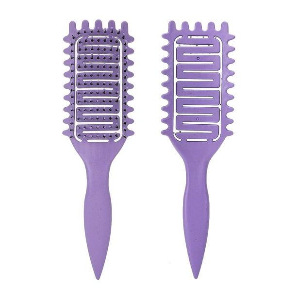 Cepillo para definir rizos, cepillo para pelo rizado, cerdas de jabalí, cepillo para pelo rizado con ventilación, para dar forma y definir rizos para mujeres