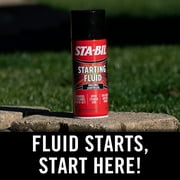 STA-BIL Starting Fluid - Prolongs Starter Life - Upper Cylinder Lube - for Gasoline and Diesel Engines - Faster Starts Down to -65F 22004, 11 Fl Oz Pack of 6 - Packaging May Vary
