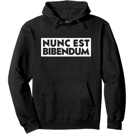 Nunc est bibendum - Latin Pullover Hoodie