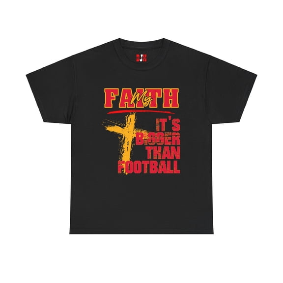 DJH Apparel | My Faith: It's Bigger Than Football Christian Unisex T-shirt