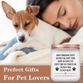 thumbnail image 3 of MINSUI-Dog Memorial Gifts for Loss of Dog, Pet Loss Gifts, Sympathy Candle, Passed Away Condolence Bereavement Remembrance Grief Present for Pet Lovers Friends Families - Lavender Scented Candle, 3 of 3
