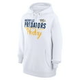 thumbnail image 2 of Women's G-III 4Her by Carl Banks  White Nashville Predators Team Fleece Pullover Hoodie, 2 of 3