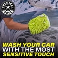 thumbnail image 5 of Chemical Guys Chenille Premium Scratch-Free Microfiber Wash Mitt For Car Washing - Lime Green, Ultra-Soft Car Wash Glove, Swirl-Free Finish, Safe For Trucks, SUVs, Motorcycles, And More, 5 of 10
