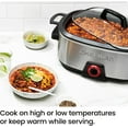 6Quart Slow Cooker, Electric Countertop Cooking, Stovetop & OvenSafe
