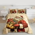 thumbnail image 2 of Homewish Santa Claus Child Full Size Comforter Sets, Magic Christmas Fairy Tale Bedding Comforter Set, Happy New Year Reversible Bedding Sets, Microfiber Bedroom Decor, 3-Piece, 2 of 8