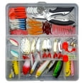 thumbnail image 1 of 106pcs/set Multiple Lure Fish Bait Fishing Gear Accessories Kit, 1 of 1