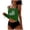 Green, variant on fheaev Tankini Swimsuits Set for Women Two Pc Bathing Suit Beach Swim Suit Blouson Swim Tank Top And High Waisted Bottom Split Swimsuit Ladies Swimwear