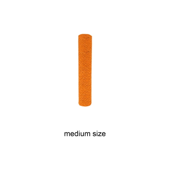Cat Scratching Post Replacement, Sisal Cat Scratching Post, 8X3 In, Orange, Medium Size, 1 Pc, Cat Post Scratcher, Sisal Rope, Cat Entertainment For Indoor Cats, Cat Accessories