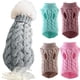 thumbnail image 2 of Suéter cálido de cuello alto para perro, ropa de punto para mascotas, gato, cachorro, disfraz para perros pequeños, traje de Chihuahua, suéteres, chaleco, Invierno, 2 of 4