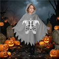thumbnail image 2 of Zylarhe Kids Halloween Jumpsuits Dance Themed Stage Performance Party Outfit Playful Home Wear for Toddlers Grey 5-6 Years, 2 of 8
