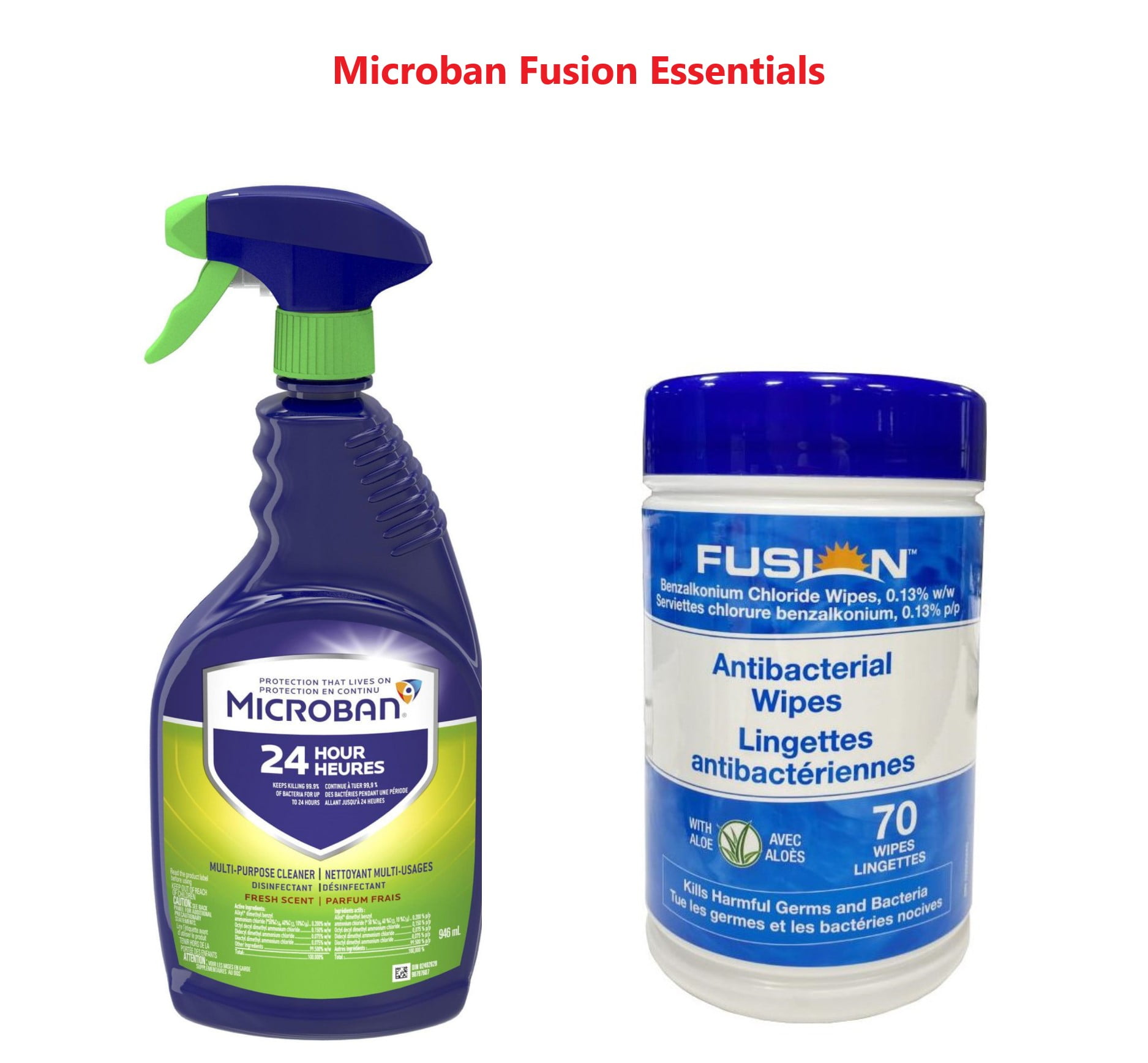 MicroBan Fusion Essentials Pack Microban 24 Hour MultiPurpose
