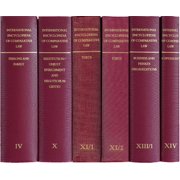 International Encyclopedia of Comparativ International Encyclopedia of Comparative Law, Volume IV, Book 4, (Hardcover)