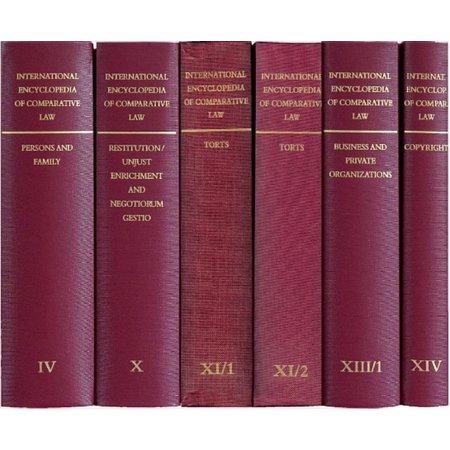 International Encyclopedia of Comparativ International Encyclopedia of Comparative Law, Volume VII (2 Vols), Book 7, (Hardcover)