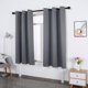 thumbnail image 3 of Elegantes cortinas opacas con aislamiento térmico, ojales de doble capa en la parte superior para oscurecer la habitación del dormitorio y la sala de estar (42 x 63 pulgadas, juego de 2), 3 of 6