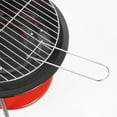 thumbnail image 4 of Linsen-outdoors Portable Charcoal Grills For Backyard & Camping Small BBQ Grill Outdoor Activity Red, 4 of 14