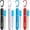 Blue-Black-Red-Silver, variant on Reusable Metal Straws (4Packs), Collapsible Travel Drinking Straws with Cases, Cruise Ship Essentials, Cruise Must Haves with Silicone for Gifts (Blue-Black-Rose Gold-Silver)
