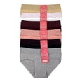 thumbnail image 1 of Paquete 6 Pantaleta En Algodon Para Dama, Pretina Ancha, 1 of 5