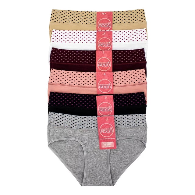 Paquete 6 Pantaleta En Algodon Para Dama, Pretina Ancha