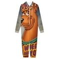 thumbnail image 3 of Scooby-Doo Unisex Onesie Pajamas Zipper Jumpsuit Hooded One Piece Sleepwear for Family Mens Womens, 3 of 8