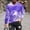 Purple, variant on Tawop Mens Tshirt Crew Neck Long Sleeve Graphic Gradient Orange L