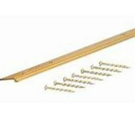 

M-D Building 79038 Tile Floor Edging Satin Brass 3/4 x 36 Each