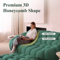 thumbnail image 4 of The Magic Home 49" 1-Seater Bubble Curved Couch, Green, 4 of 10